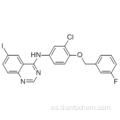 N- [3-Cloro-4- (3-fluorobenciloxi) fenil] -6-yodoquinazolin-4-amina CAS 231278-20-9